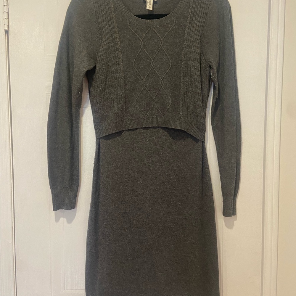 Thyme Maternity & Nursing-Friendly Sweater Dress – Size XS